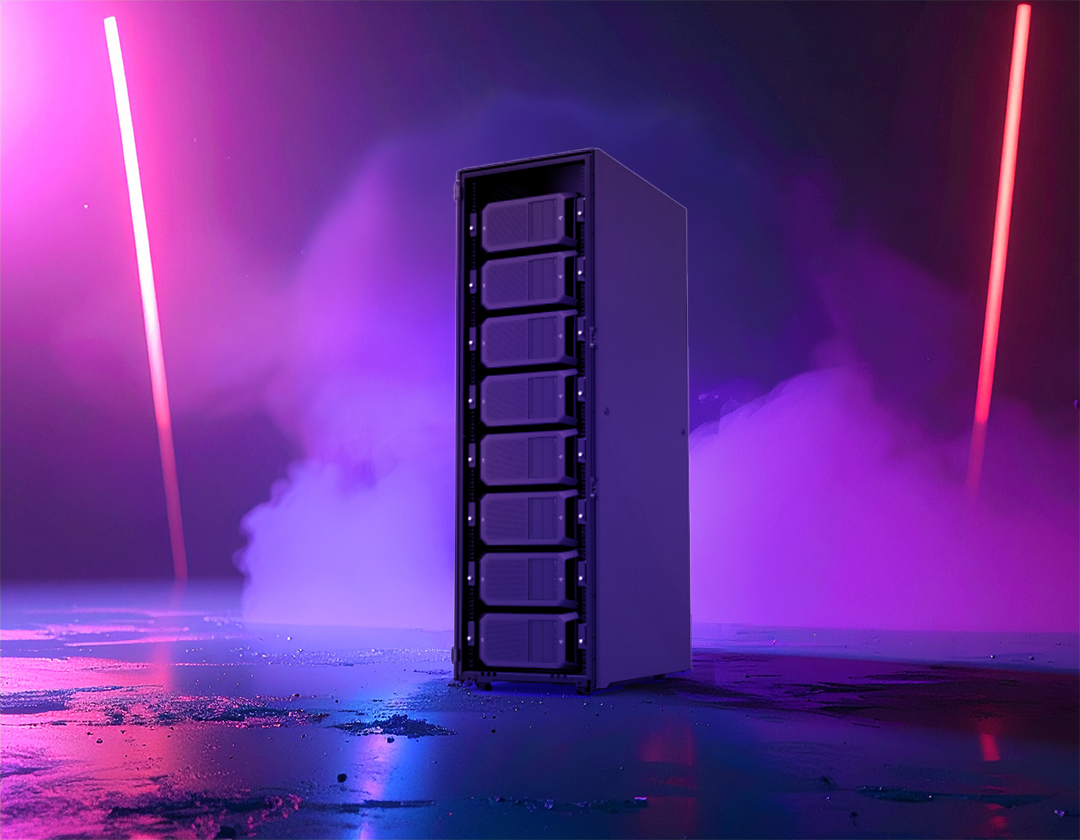 A rack of Hydra machines
